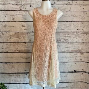 Alice Moon Lace Crew Neck Sheath Dress